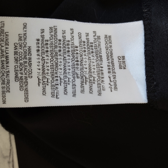 New MaxandCleo 6 one shoulder black midi dress - Picture 7 of 9